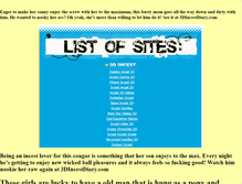 Tablet Screenshot of 3dincestdiary.com